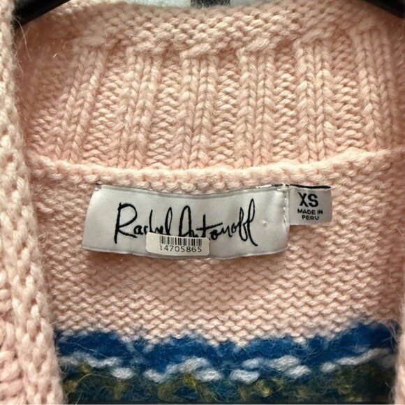 Rachel Antonoff 60% Alpaca Oscar Fairisle Dachshund print sweater Size XS Knit - Picture 6 of 10